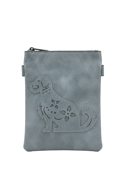 Dog Laser Cut Crossbody