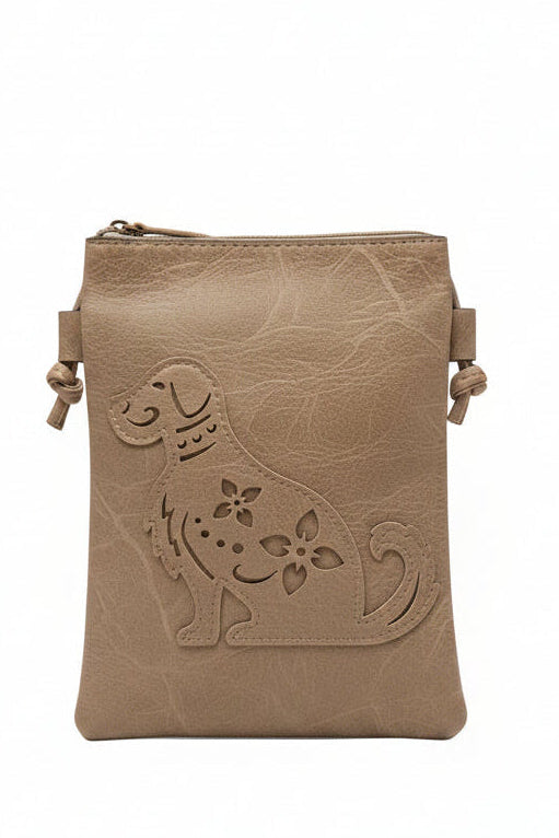 Dog Laser Cut Crossbody