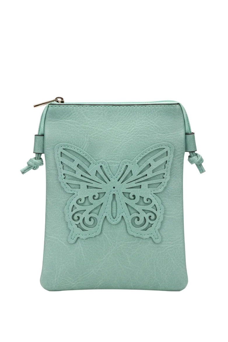 Butterfly Laser Cut Crossbody