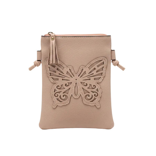 Butterfly Laser Cut Crossbody
