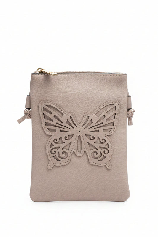 Butterfly Laser Cut Crossbody