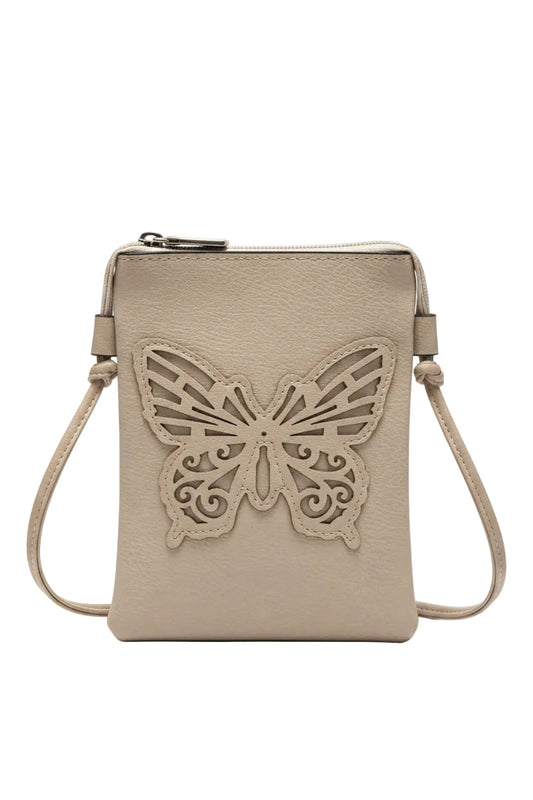 Butterfly Laser Cut Crossbody