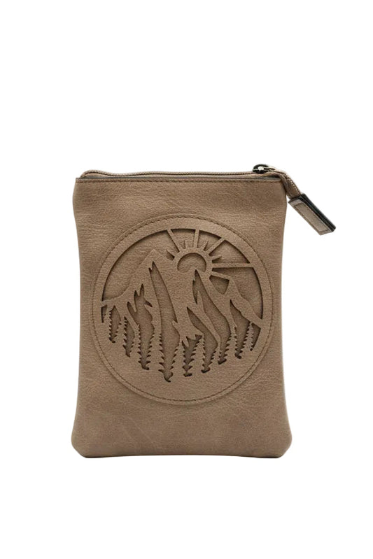 Mountains Laser Cut Crossbody