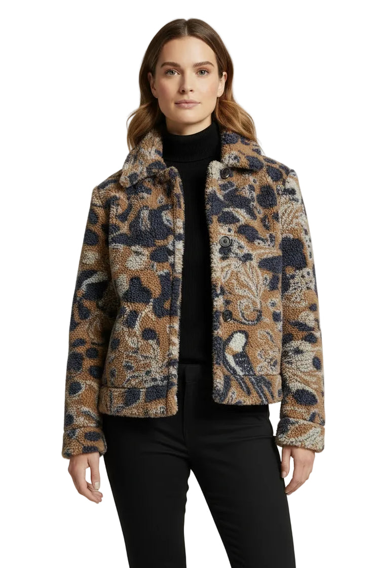 Sherpa Flocked Short Coat