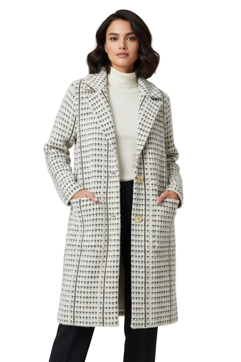 Knit Cardigan with Patch Pockets