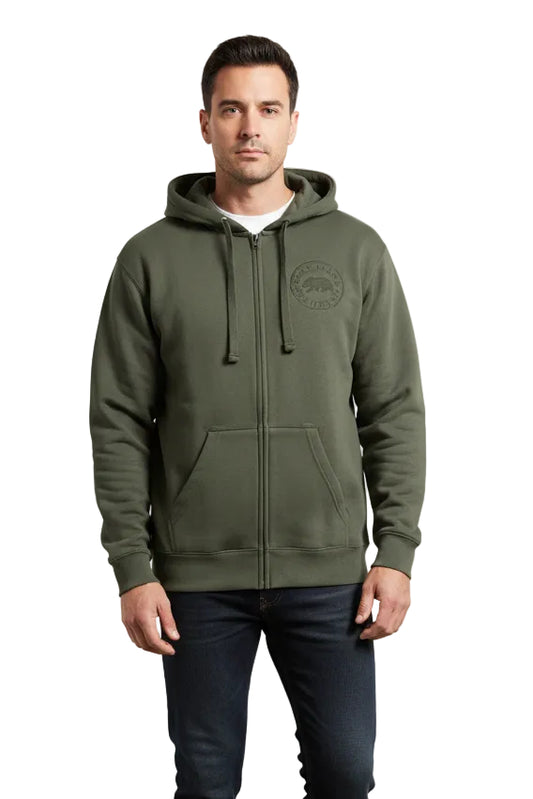 Full Zip Hoodie Lake Tahoe with Bear