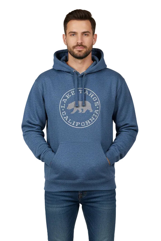 Full Zip Hoodie Lake Tahoe with Bear