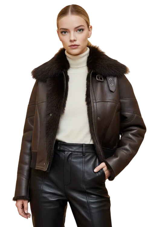 Ladies Shearling Jacket