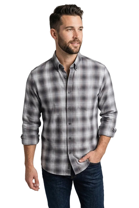 L/S Twill Muted Plaid