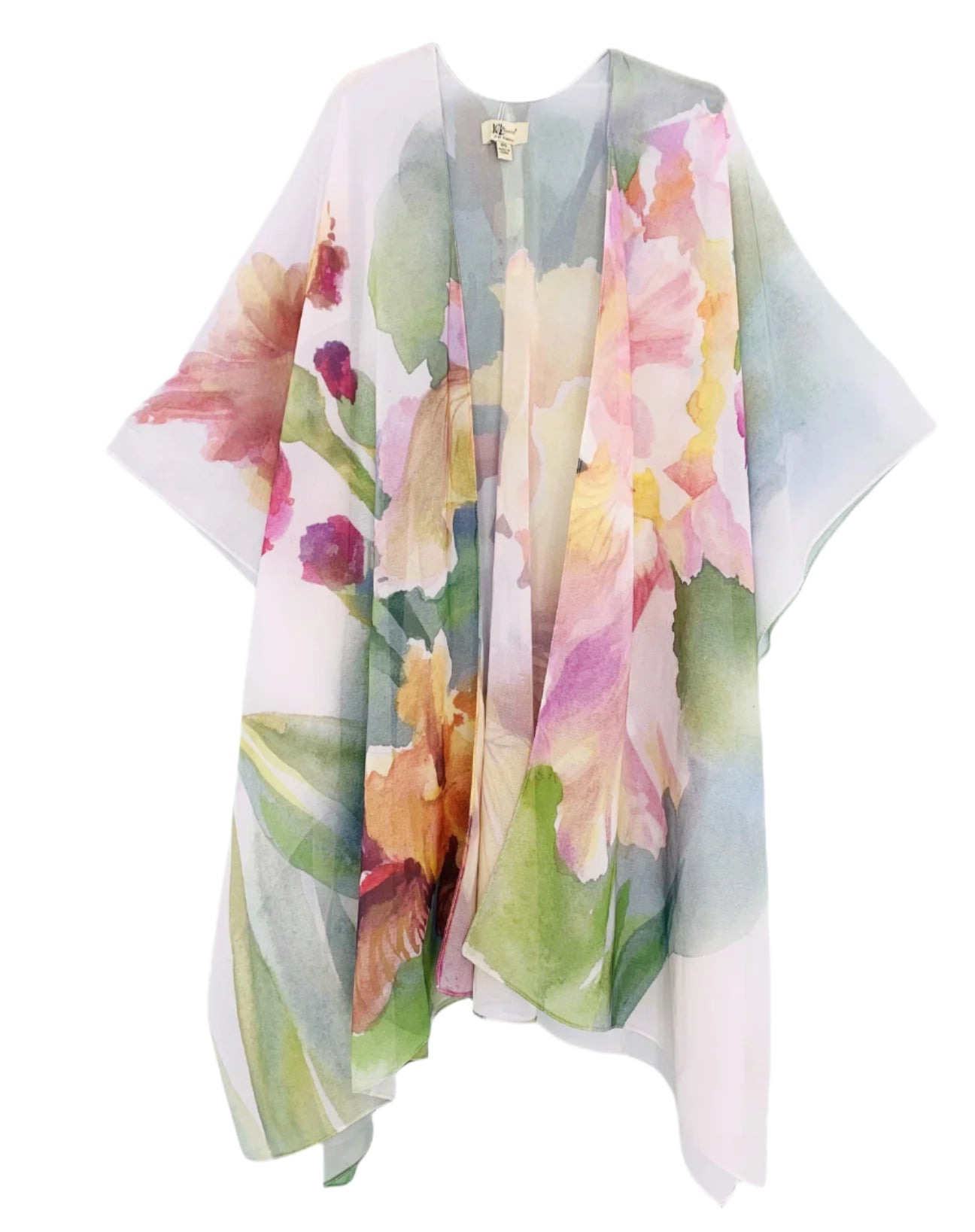 Floral Watercolor Kimono