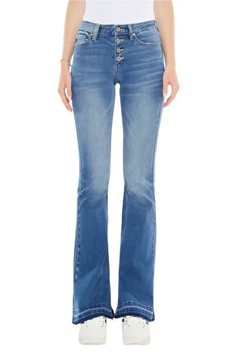 Lurice Mid Rise Flare Jeans