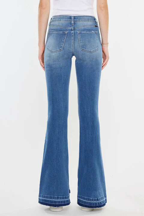 Lurice Mid Rise Flare Jeans