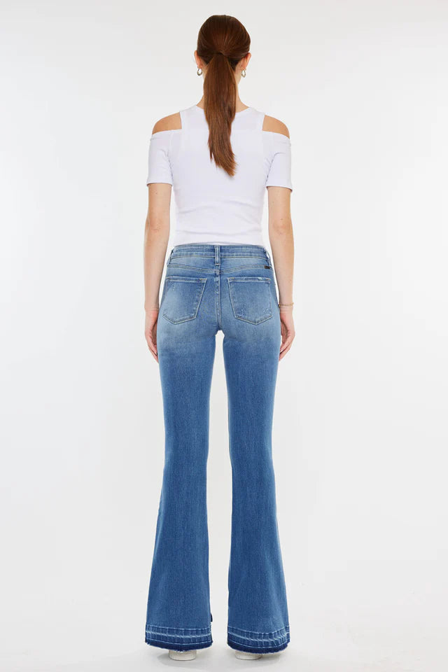 Lurice Mid Rise Flare Jeans