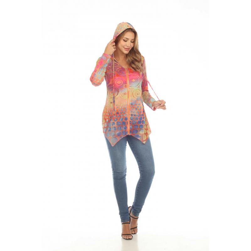 Kamana Zip Up Hooded Top