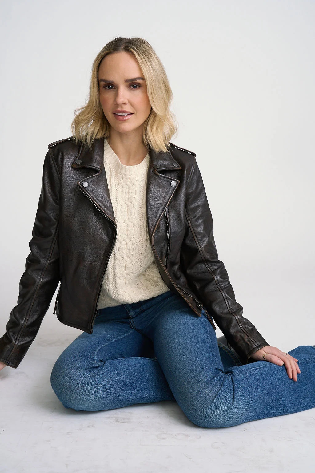 Katica RF Leather Jacket