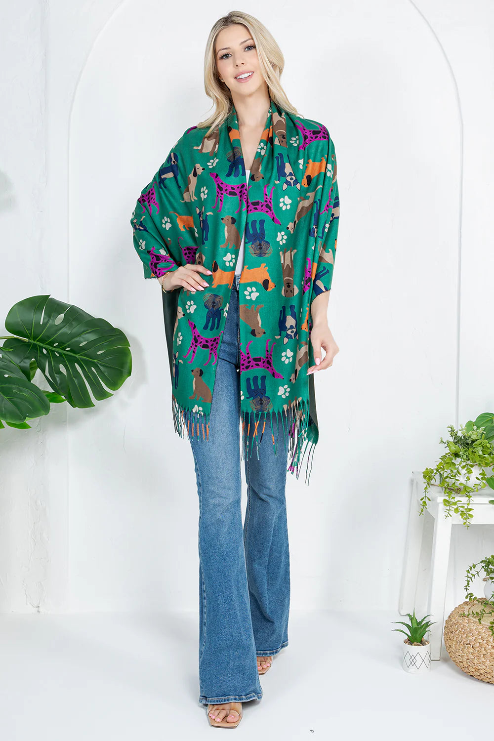 Scarf - Dog Print