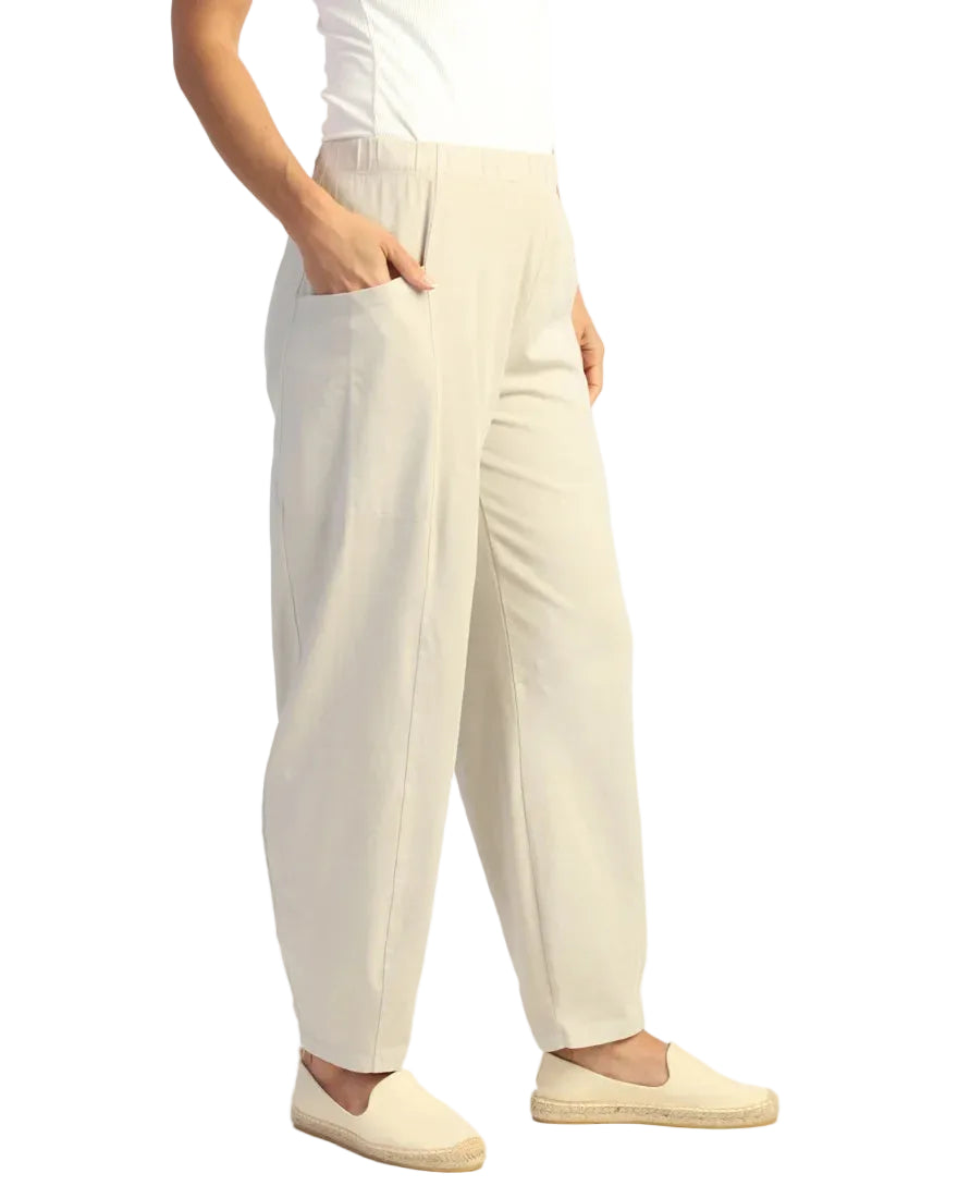 Cotton Spandex Pants with Pockets