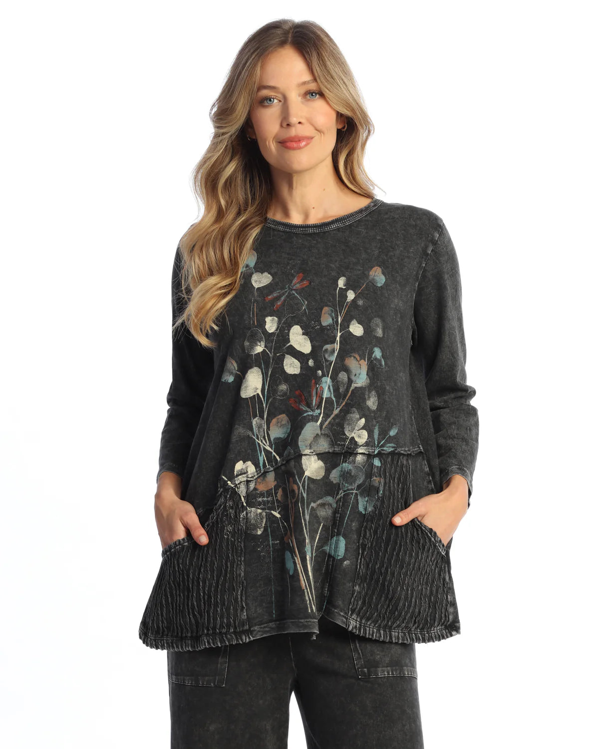 Mineral Washed Tunic Top - Marisol