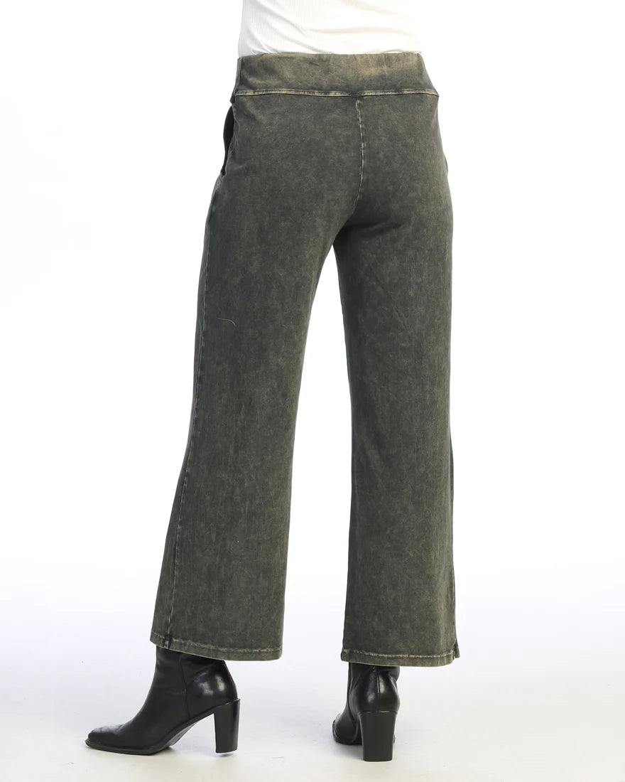 Mineral Washed Comfy Pants - Forest