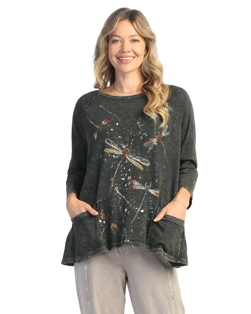 Patch Pocket Tunic Top - Fairy Duet