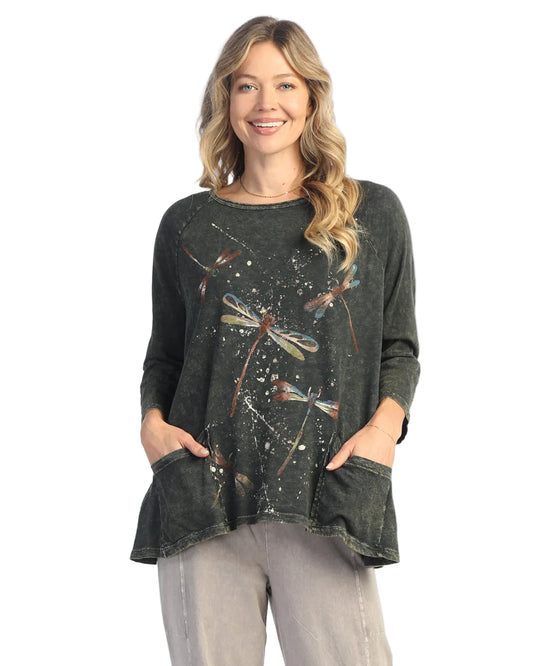 Patch Pocket Tunic Top - Fairy Duet
