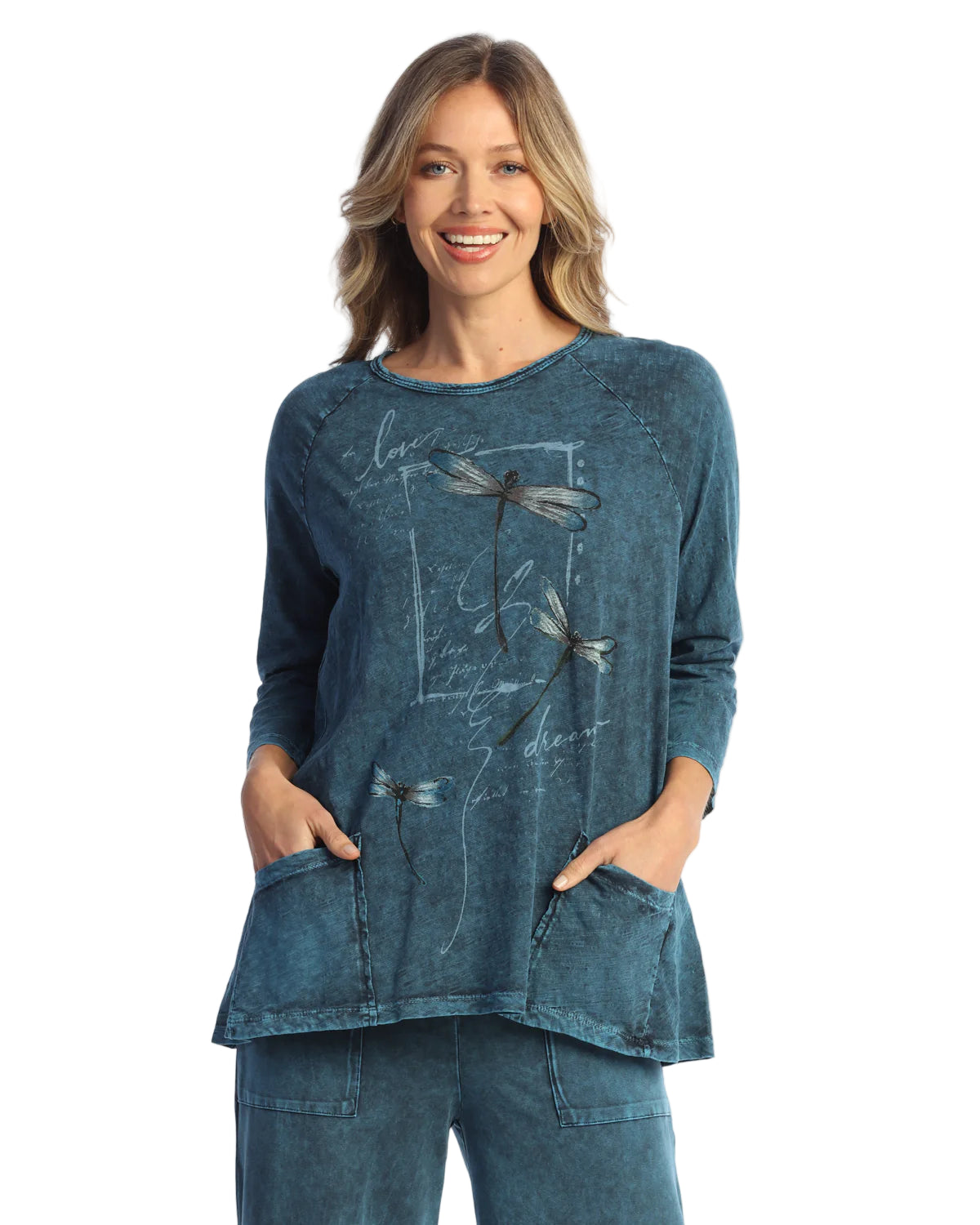 Patch Pocket Tunic Top - Flutter