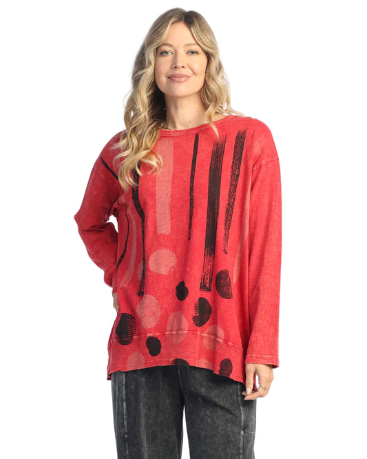 Mineral Washed Tunic Top - Drizzle