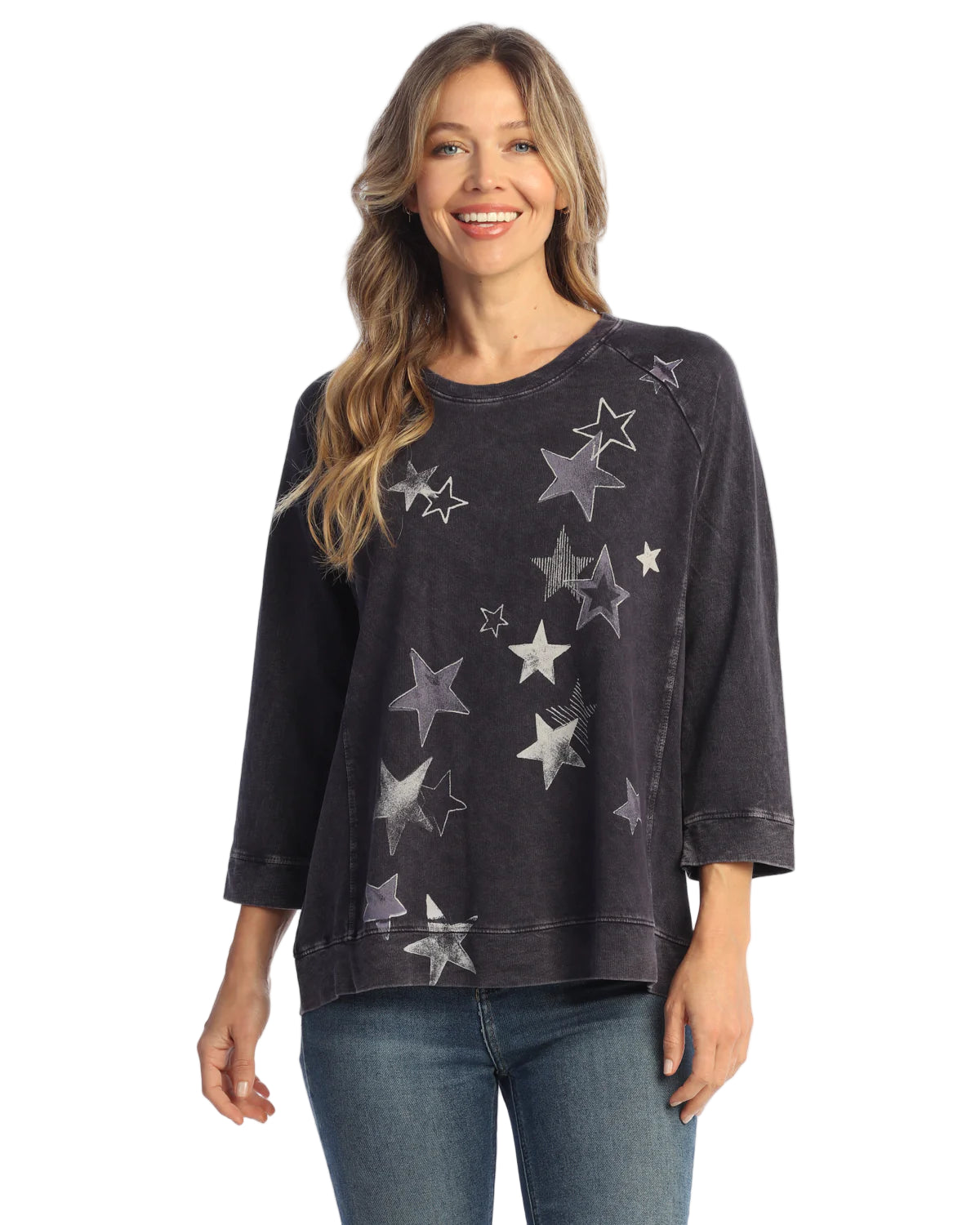 Mineral Washed French Terry Top - Starla