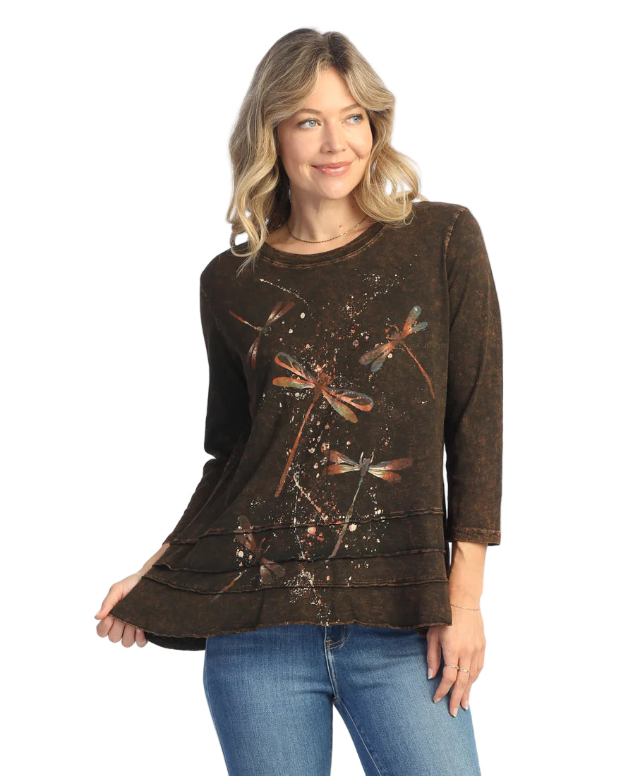 Mineral Washed Layered Tunic - Fairy Duet