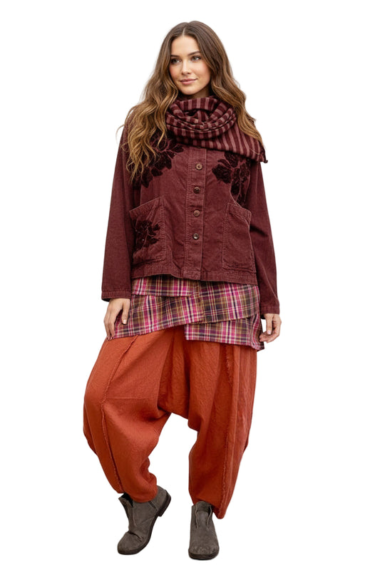 Crop Gardenia Jacket