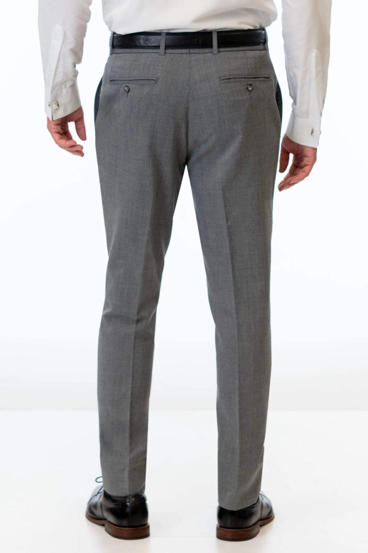 Medium Grey Performance Stretch Slim Fit Suit Pants by Michael Kors