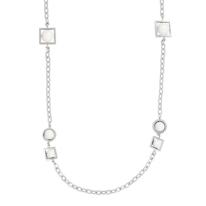 Kyla Modern Pearl Long Necklace