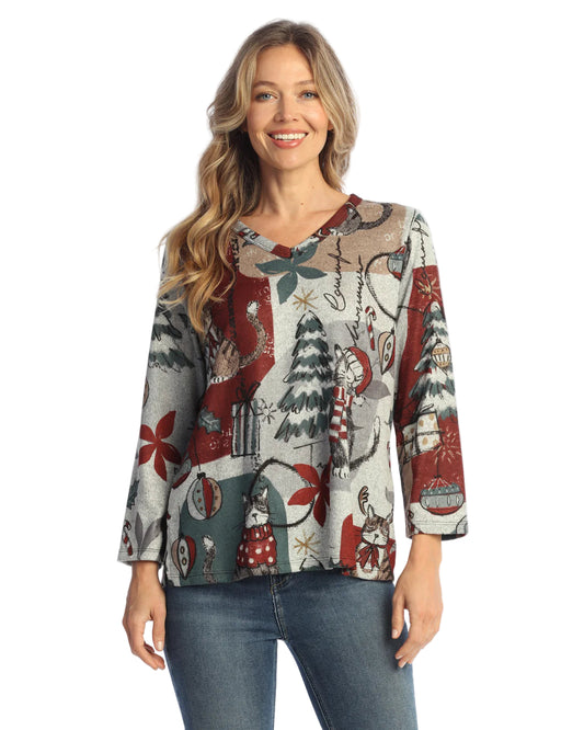 French Brush Tunic - Starlight