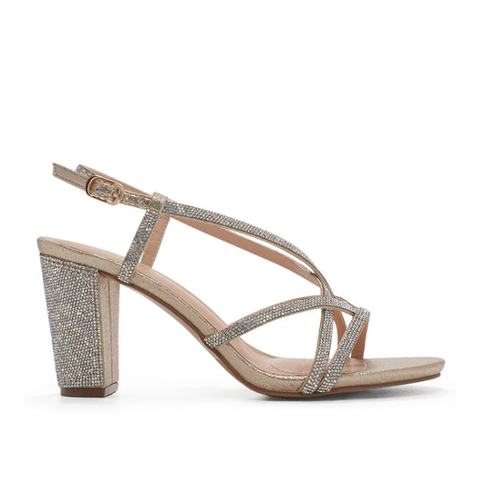 Open Toe, Mid Block Heel Sandals