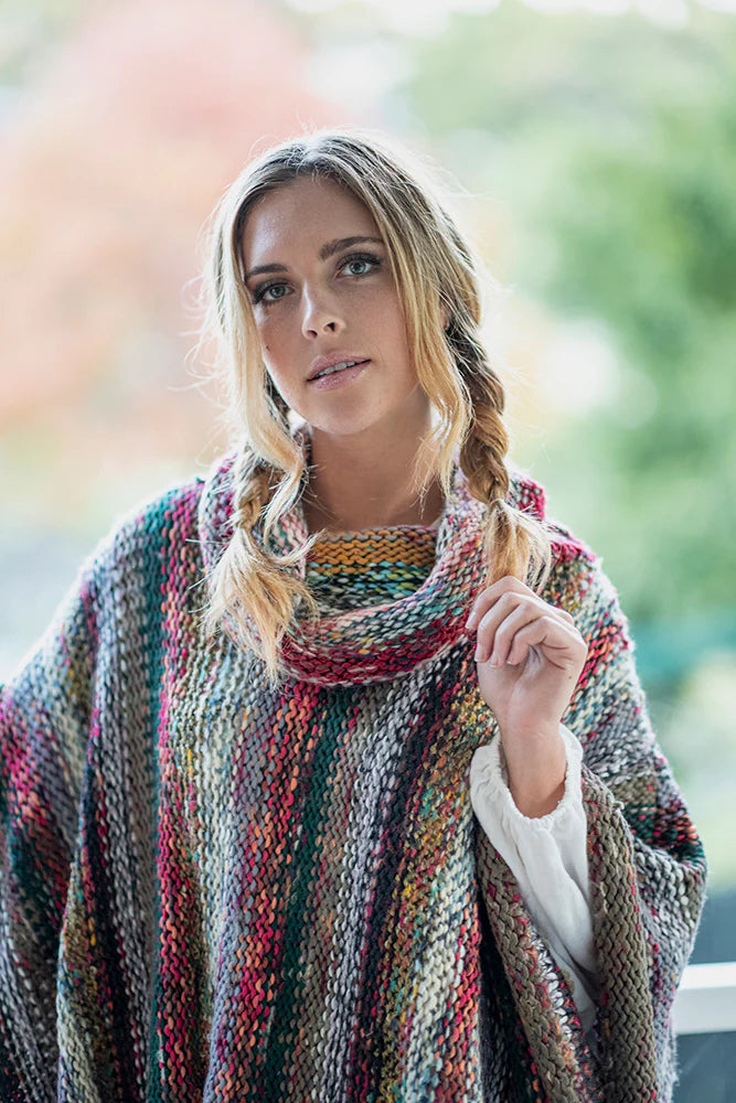 Nia Poncho - Pink Tones