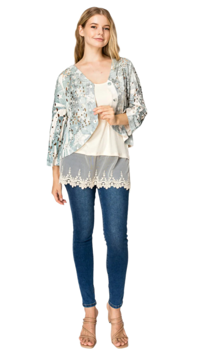 Faux Suede Short Jacket