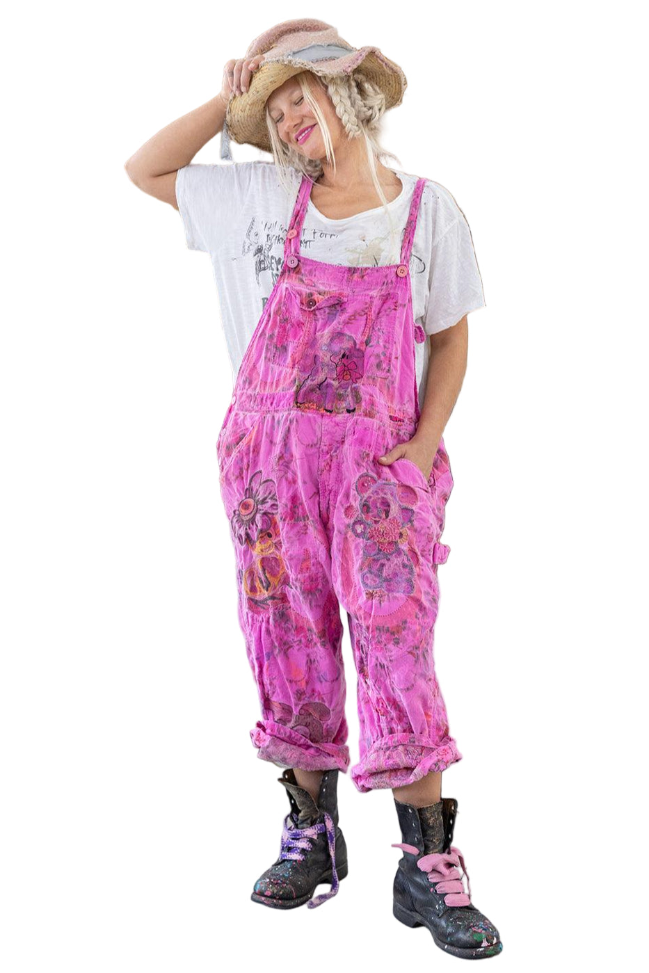Lil Friends Patchwork Overalls