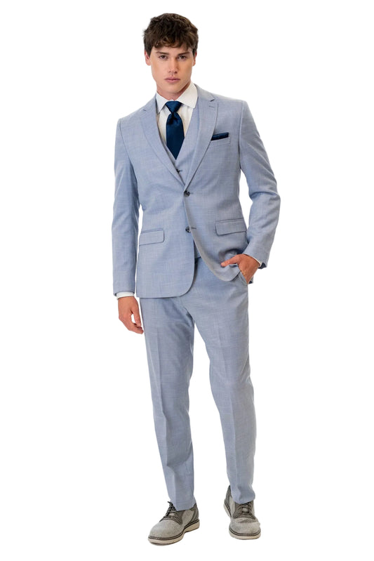 Oxford Blue Slim Fit Suit Coat by Couture 1910