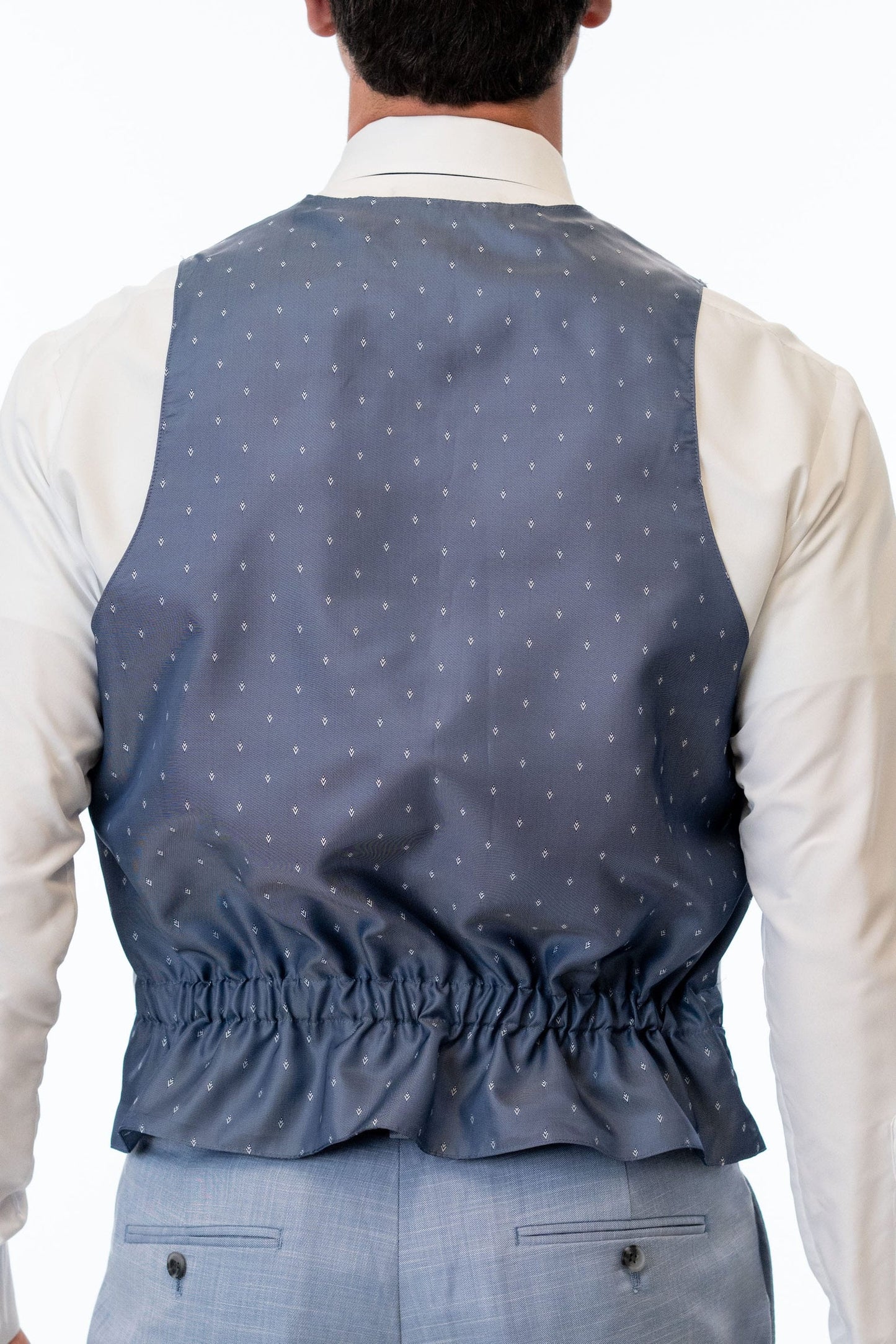 Oxford Blue Suit Vest by Couture 1910