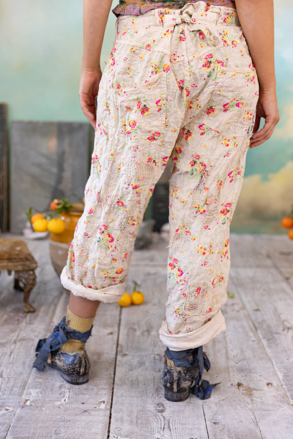 Cotton Linen Miner Pants