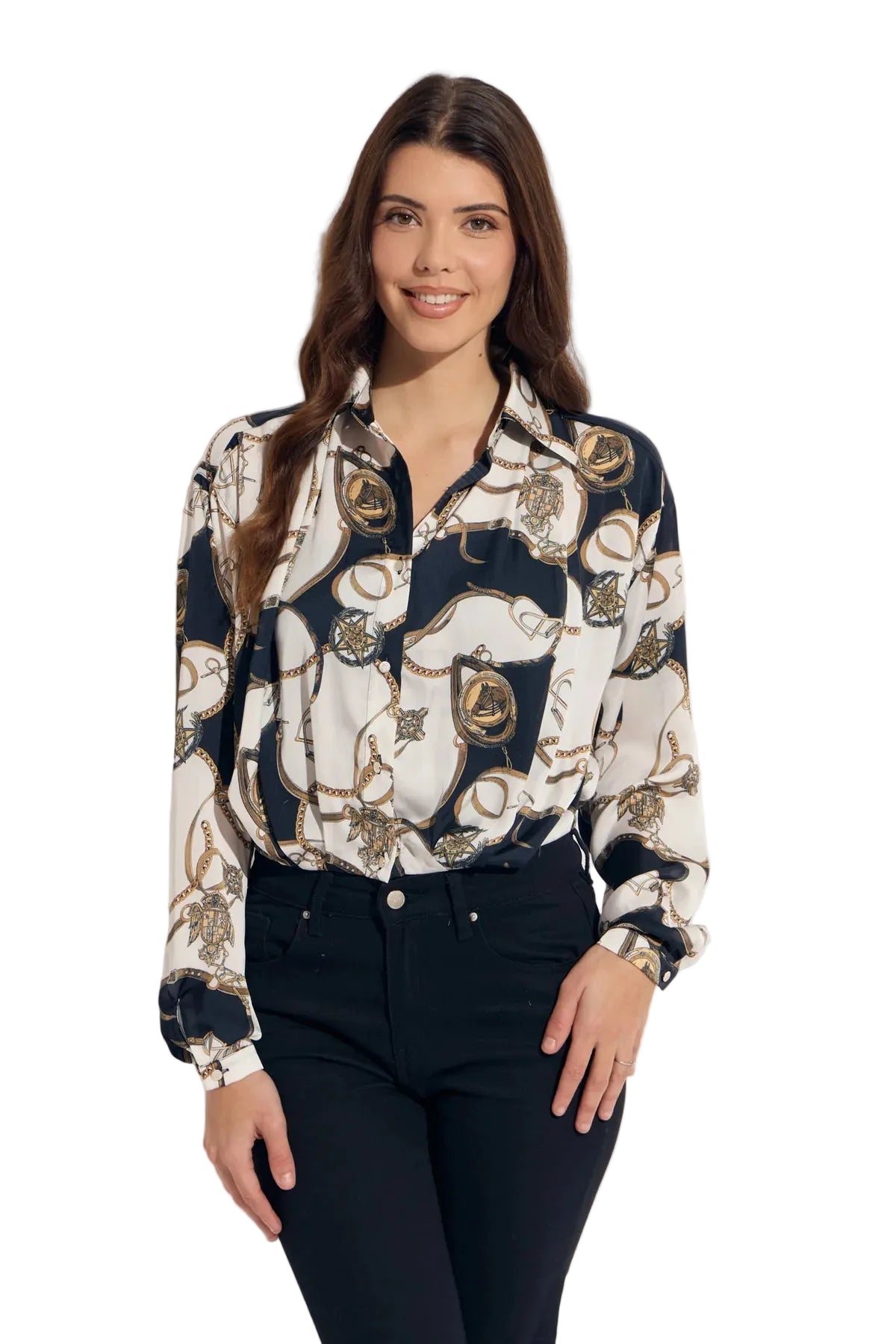 Equestrian/Horse Crop Blouse