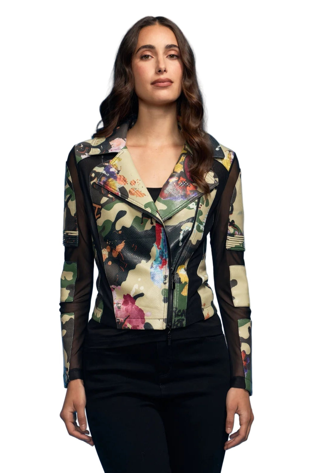 Camo Moto Scuba Jacket