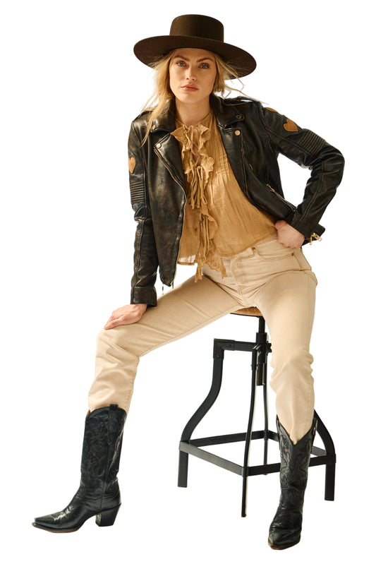 Reo 2 Hearts Moto Jacket