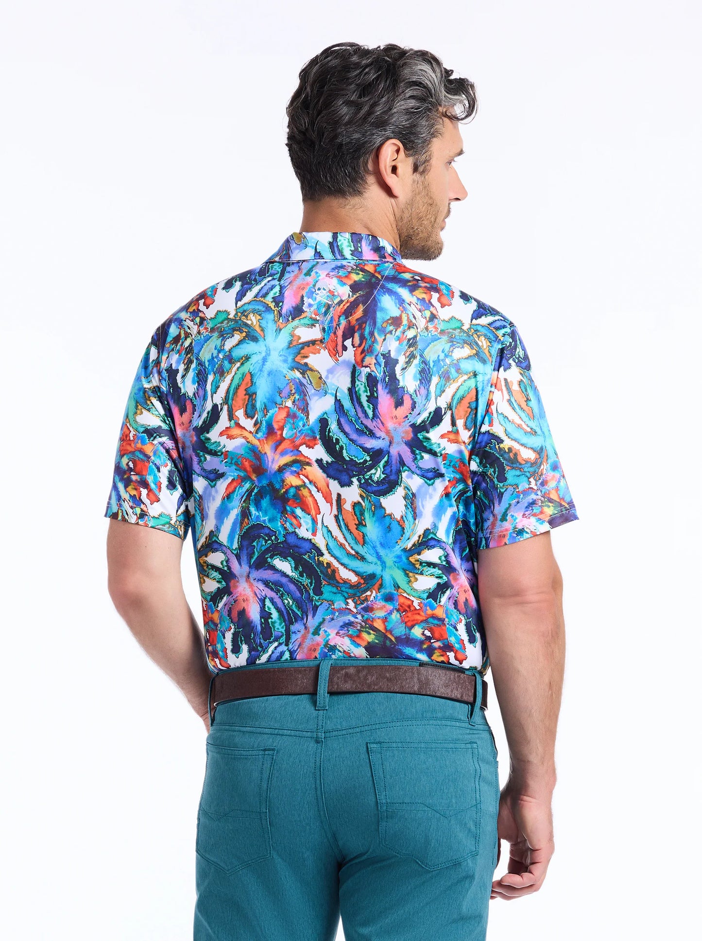 Electric Palms S/S Polo