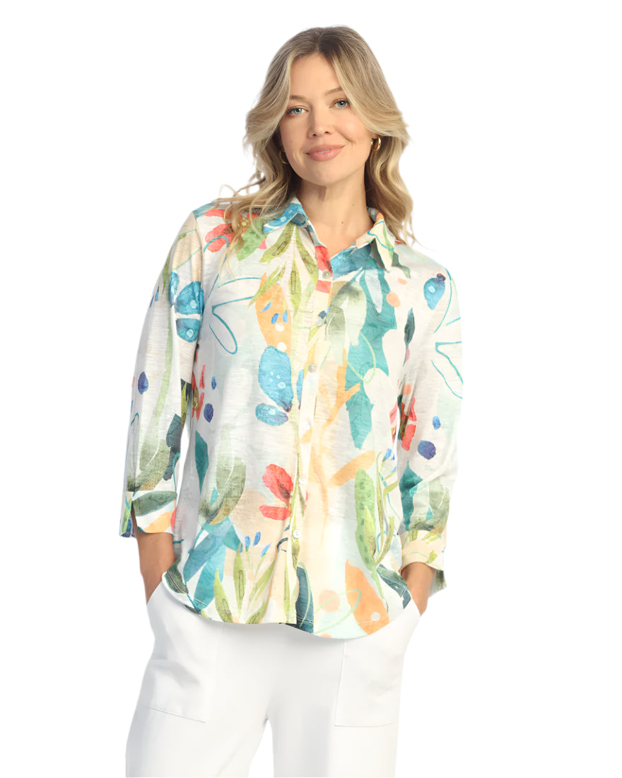 C- Long Sleeve Button Up Shirt