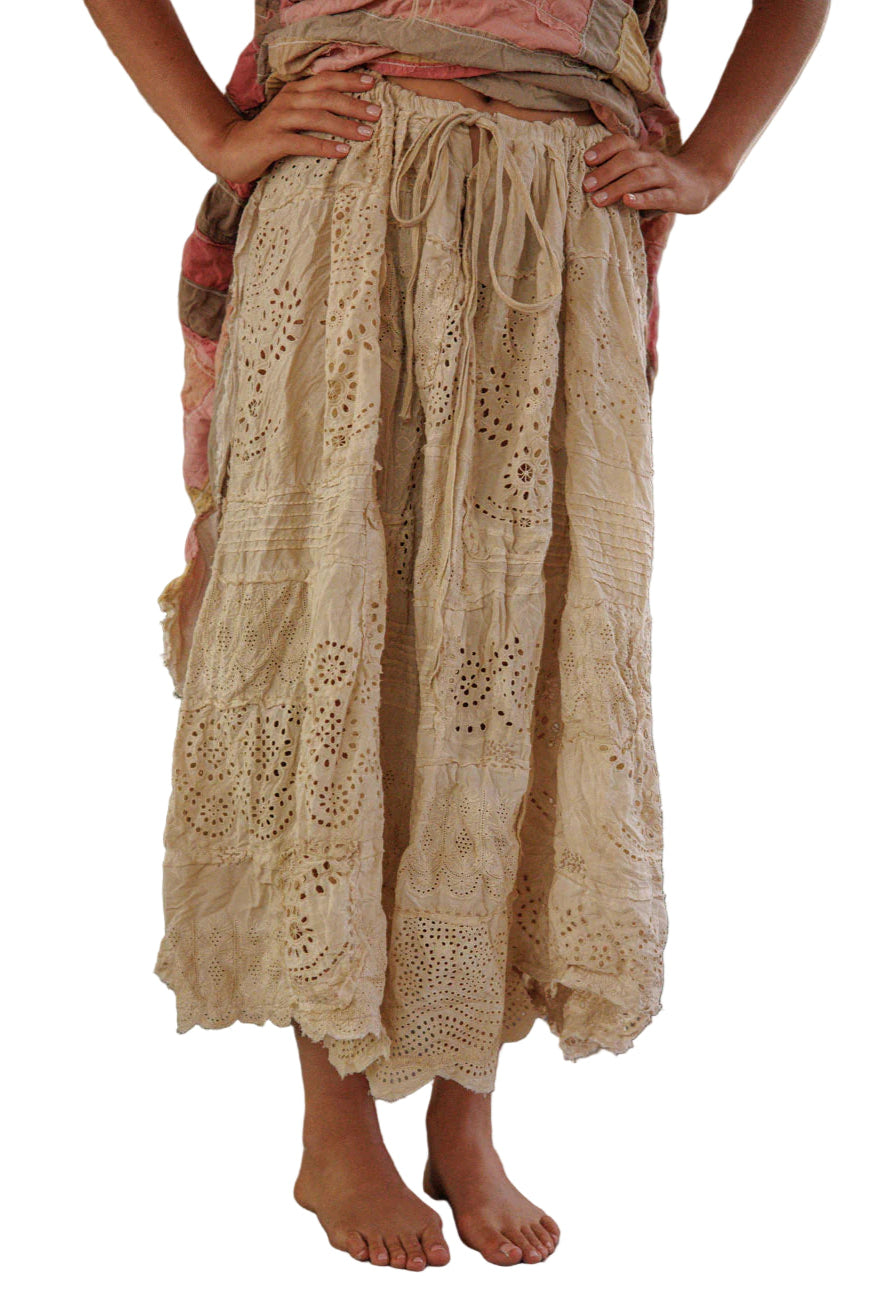 Eyelet Patchwork Pissarro Skirt
