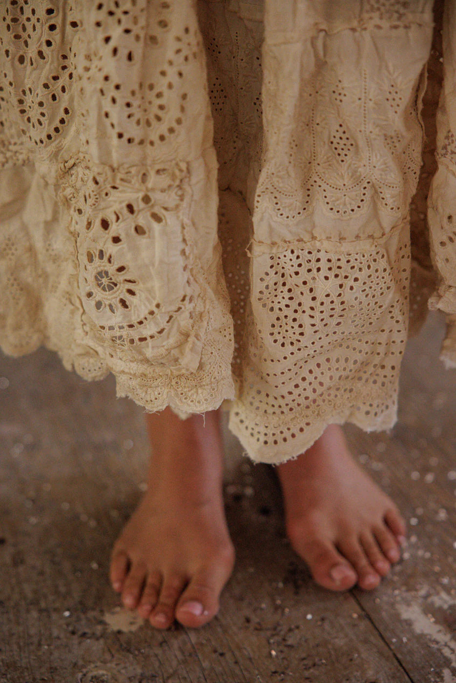 Eyelet Patchwork Pissarro Skirt