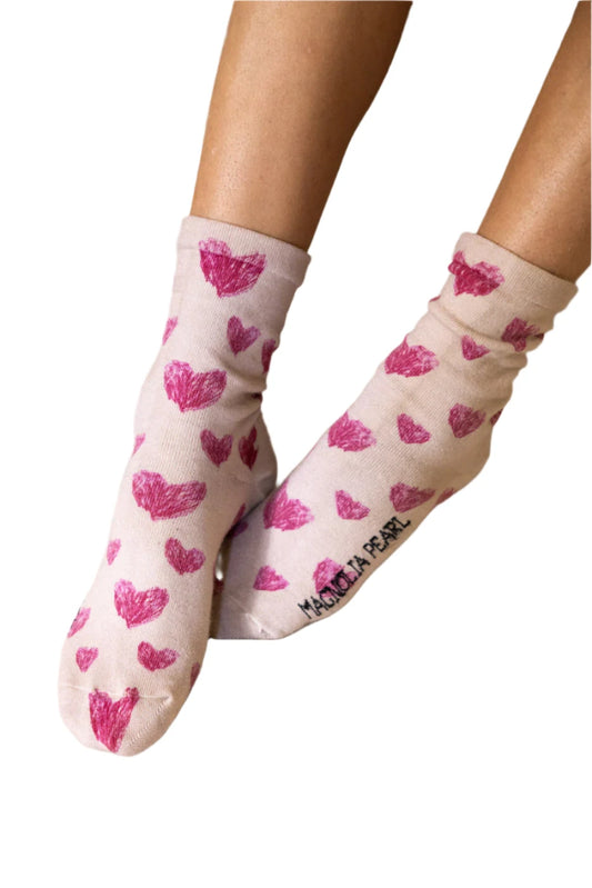 Heart Printed MP Socks