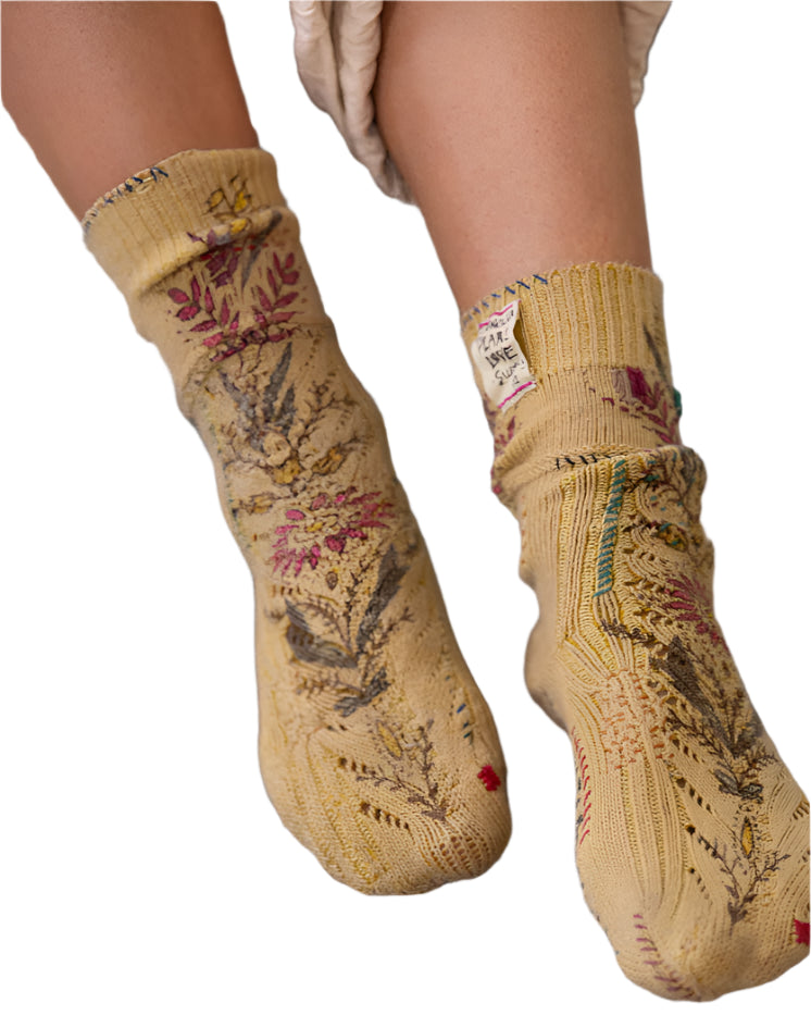 Floral Lil Dipper Socks