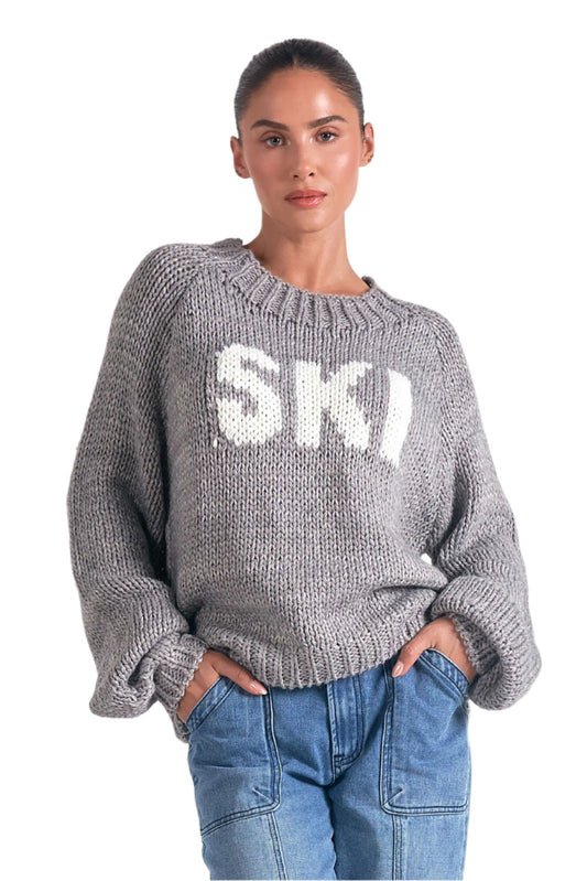 Crewneck Sweater "Ski"